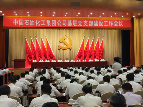 中国石化集团公司召开基层党支部建设工作会议