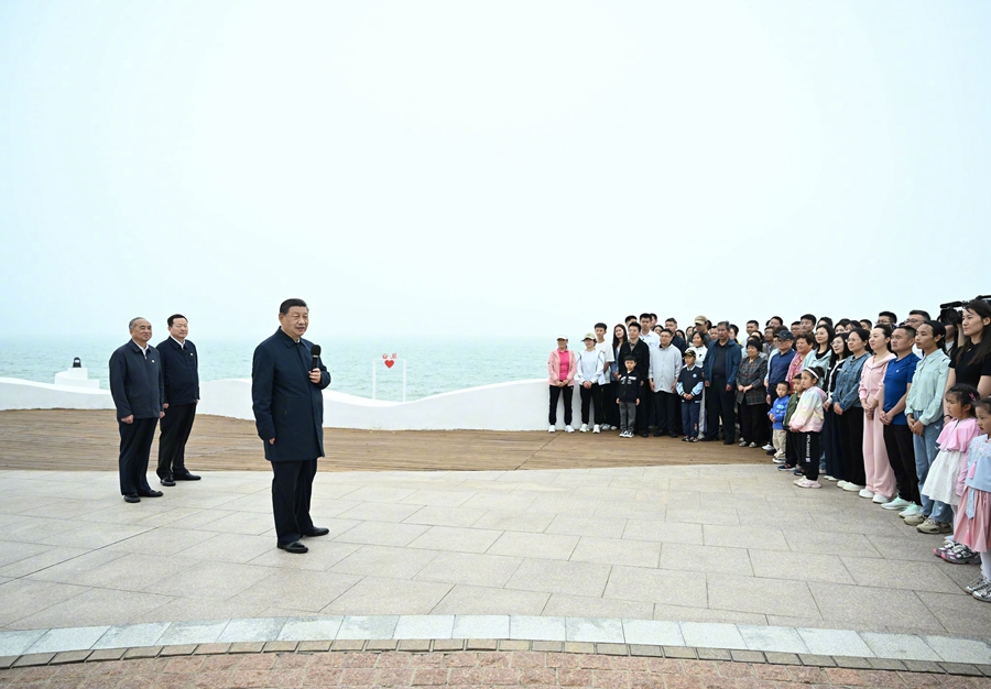 习近平在山东日照市考察调研