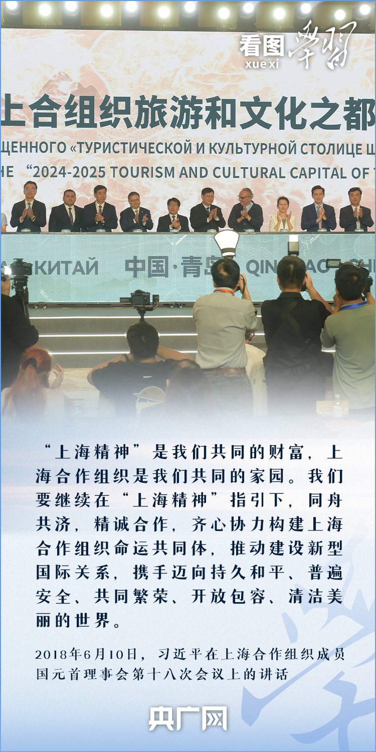 看图学习·众行致远丨习近平强调上合组织要为构建人类命运共同体贡献新力量