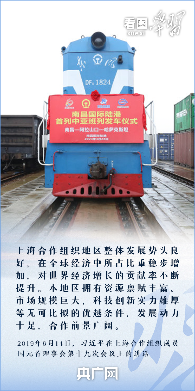 看图学习·众行致远丨习近平强调上合组织要为构建人类命运共同体贡献新力量